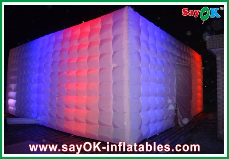 L10 X W10m lều gia đình bơm với đèn LED cho câu lạc bộ đêm