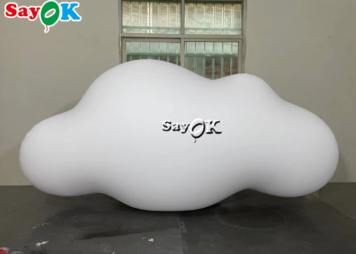 Sản phẩm bơm hơi tùy chỉnh ROHS Treo trần bóng mây PVC với đèn LED