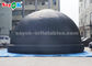 8 Meter Black Inflatable Planetarium Dome Tent With Air Blower And PVC Floor Mat