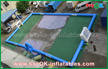 Người lớn PVC Tarpaulin Kids Inflatable bóng đá / Sân bóng đá Tòa án cho bên ngoài