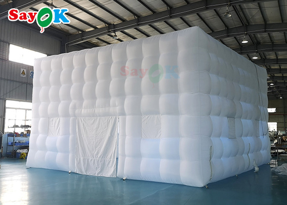 Lều bơm cắm trại 8x8x5m Lều vườn bơm bơm Led ngoài trời