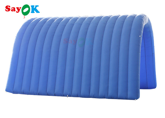 Lối vào bóng đá bơm hơi 5x5x3mH tùy chỉnh màu xanh hải quân