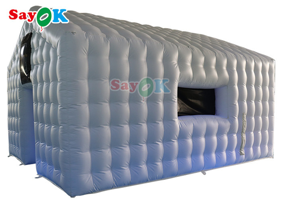 Vật liệu Pvc thương mại Inflatable Bounce House Màu trắng
