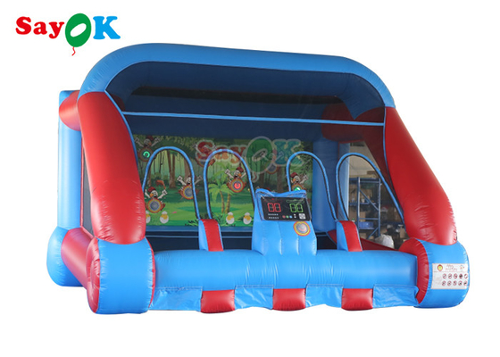 Trò chơi thể thao bơm hơi thương mại Red Blue IPS Trò chơi bắn súng Trò chơi lễ hội Inflable