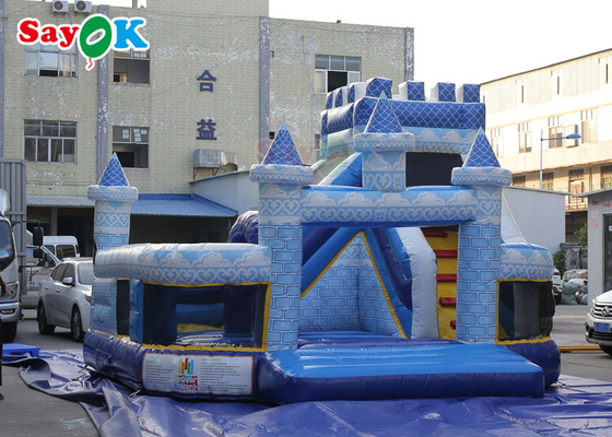 Công viên giải trí bơm hơi 1000D Bounce House Sân chơi lâu đài thương mại