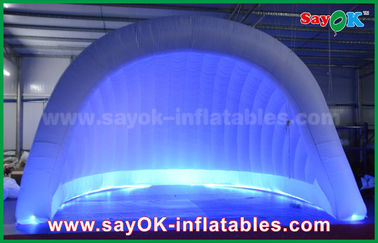 Lều bơm ngoài trời 210D Oxford LED Lều bơm không khí mái vòm Lều bơm igloo chống nước cho bữa tiệc