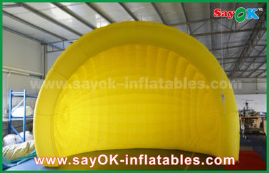 Lều ngoài trời thổi phồng mũ vàng Lều không khí thổi phồng Lều Igloo thổi phồng Dome Cho sự kiện / bữa tiệc