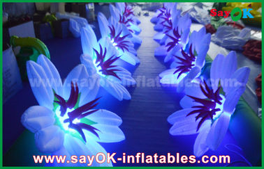 Inflatable Hoa Trang Trí Chuỗi / Sân Khấu Đám Cưới Inflatable Trang Trí Ánh Sáng