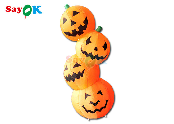 PVC bơm Halloween trang trí 4.9ft Dưa chuột hình dạng LED Blow Up Model
