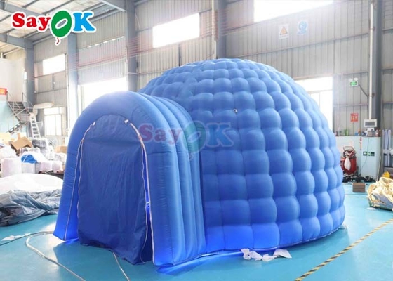 Cấu trúc quảng cáo Lều không khí bơm LED Ánh sáng ngoài trời Trại vòm