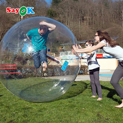 Hàng xưởng vật liệu PVC trò chơi thể thao ngoài trời Quả bóng chuột chũi người bơm lên Zorb Ball cho trò chơi tương tác trong nhà và ngoài trời