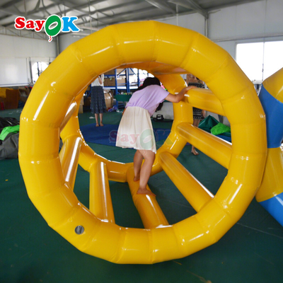 Nước bơm đầy màu sắc chạy bóng cuộn bơm đầy nước đi bộ đồ chơi game nổi