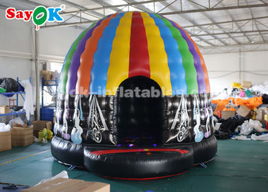 Đi ra ngoài Lều không khí chống cháy Lều không khí bơm thương mại Disco Dome Bouncy Jumper House
