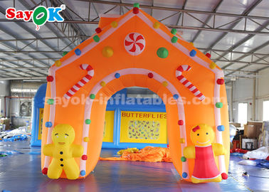 C4 * 4m Oxford Vải bơm hơi Giáng sinh Cổng vòm cho trang trí ngày lễ