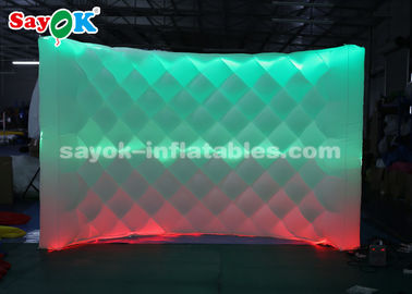 Inflatable Photo Studio Hấp dẫn Inflatable LED Photo Booth Backdrop Wall With Remote Control
