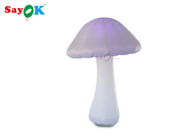 Polyester trang trí ánh sáng bơm hơi với ánh sáng LED cho bữa tiệc / thổi lên nấm