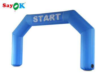 Blue Start Line Bơm hơi Arch với máy thổi khí cho chương trình khuyến mãi Logo tùy chỉnh
