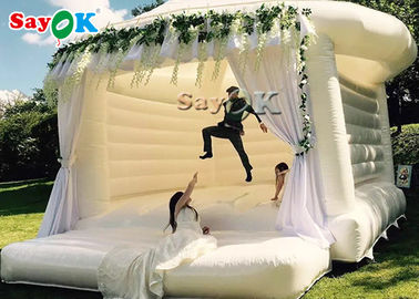 Bounce thương mại cho tiệc cưới / Lâu đài Bouncy trắng