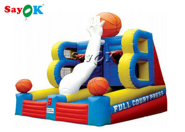 Trò chơi bóng chày bơm hơi Thể thao ngoài trời Bảng bóng rổ bơm hơi Double Shot Hoop Game Bảo hành 3 năm