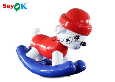 Bạt đa năng 1.6x0.7x1.6mH Ngựa bập bênh bơm hơi cho trẻ em