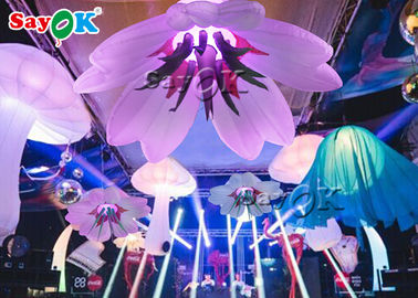 Hoa treo đèn Led bơm hơi đầy màu sắc 1,5m / 2m để trang trí đám cưới