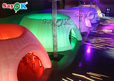 Đi ra ngoài Lều không khí Lều bơm 6m Lều bơm Igloo và mái vòm với đèn LED