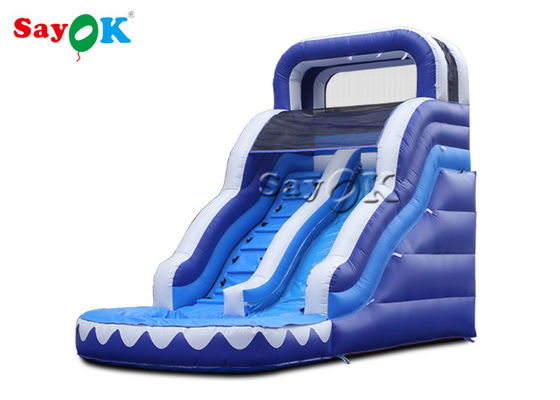 Băng trượt nước bơm cho trẻ em Công viên giải trí Oxford Cloth Adult Băng trượt nước bơm cho trẻ em