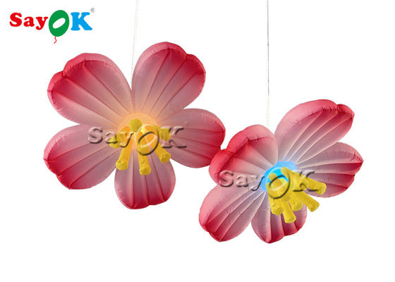 Treo trang trí Hoa hồng Oxford 1,5m bơm hơi hoa Led