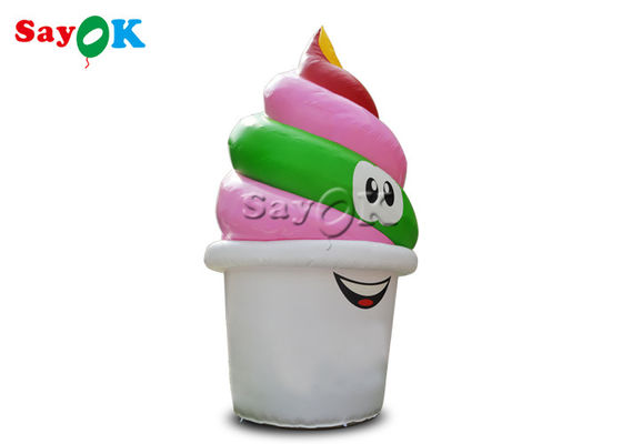Mô hình hình nón kem bơm hơi PVC 5mH tùy chỉnh