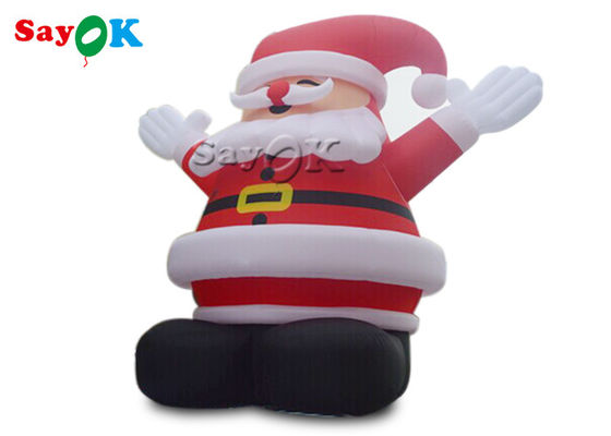Mô hình ông già Noel bơm hơi Giáng sinh 10m để quảng cáo