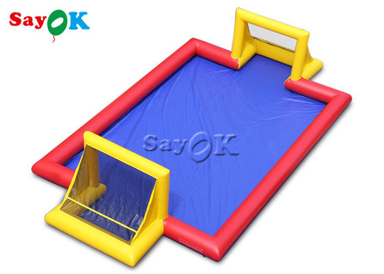 Trò chơi bơm hơi cho trẻ em 10x7x2,5mH In kỹ thuật số Sân bóng đá bơm hơi cho trẻ em