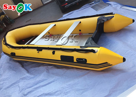 Chống cháy 4 Man PVC Thuyền Inflatable Thuyền đánh cá ngoài trời Thuyền mái chèo