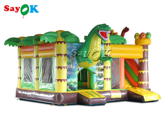 Tiệc khủng long thương mại 5,3x5x3,4mH Trượt Bouncer bơm hơi