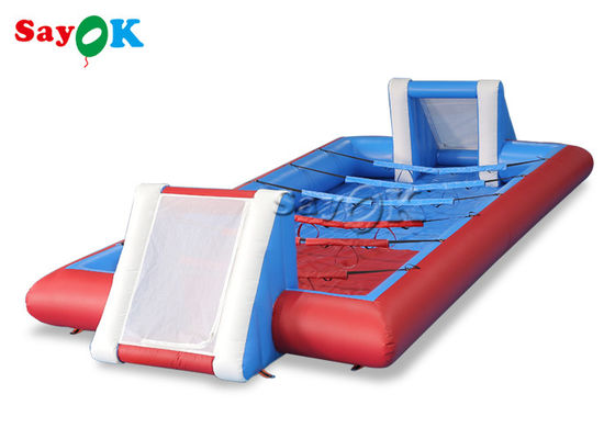 10x5m 30x15ft Trò chơi thể thao bơm hơi di động Sân bóng đá có quạt gió