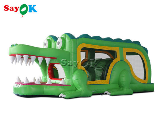Băng trượt khô bơm bơm bơm ngoài trời trong nhà cá sấu xanh bơm bơm bơm 8x2.8x3mH