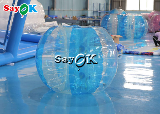 Trò chơi bơm hơi ở sân sau Người lớn Thanh thiếu niên Trò chơi thể thao bơm hơi 1,5m 5ft Xanh đỏ Kín khí TPU bóng đá Ốp lưng bóng