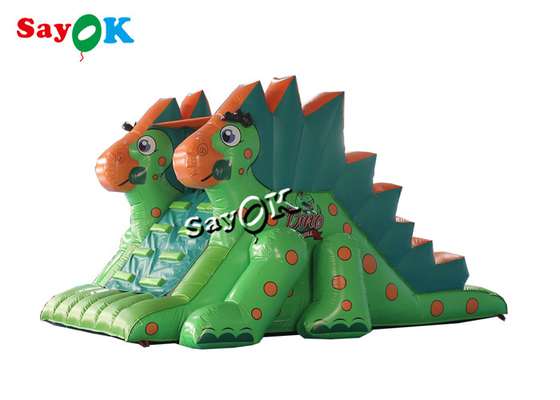 Commercial Inflatable Bouncy Slides Toddler Pvc Inflatable Dinosaur Dry Slide Cho Công viên giải trí ngoài trời