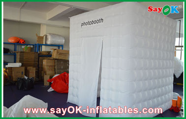 210D Oxford Vải Inflatable Photo Booth với ánh sáng led