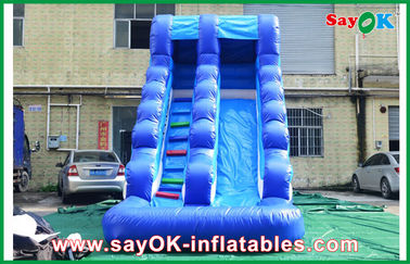 Thang trượt nước ngoài Thang trượt nhà vui nhộn PVC thổi phồng Thang trượt chống nước cho trẻ em