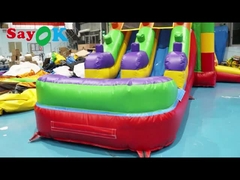 Nước bơm hơi thương mại Bounce khổng lồ vui nhộn Trượt bơm hơi Sân sau Bounce House Slide
