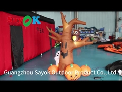 Blow Up Blow Up Dưa chuột cho Halloween sân ngoài trời ma cây trang trí Halloween