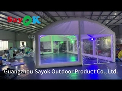 Bể bơi bơm bóng xây dựng mái vòm bao phủ không khí mái lều nước