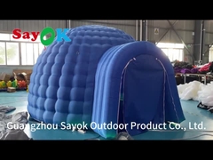 Lều mái vòm Igloo bơm hơi với đèn LED