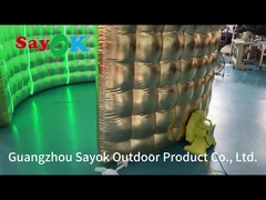 Tùy chỉnh 360 hình ảnh nén hình khung hình vàng nén nền Booth