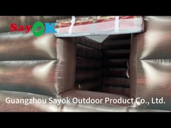 Đèn khổng lồ Nhà Giáng sinh bơm bơm Nhà của ông già Noel bán