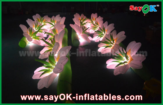 Khuyến mại Led Inflatable hoa trang trí 190t Oxford vải