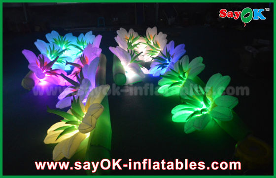 Khuyến mại Led Inflatable hoa trang trí 190t Oxford vải