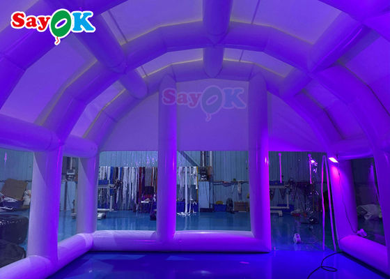 Lều nhà bơm 0.55Mm Pvc Lều không khí bơm rõ ràng mái vòm kín không khí cho bể bơi