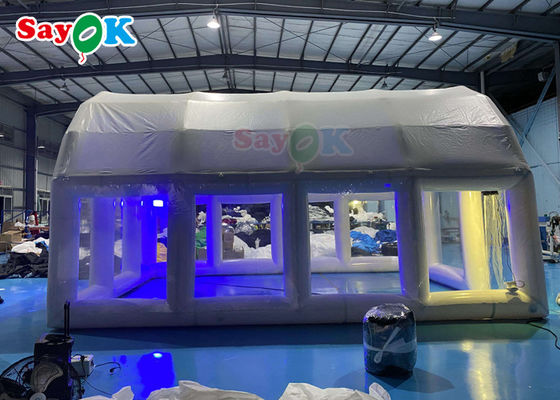 Lều nhà bơm 0.55Mm Pvc Lều không khí bơm rõ ràng mái vòm kín không khí cho bể bơi