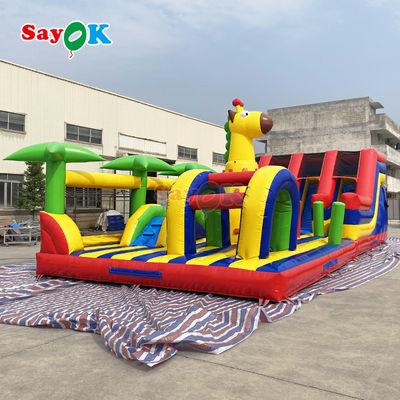 Thương mại khổng lồ Inflatable ngoài trời sân chơi công viên Inflatable Bouncer Castle khổng lồ Inflatable Trampoline Park